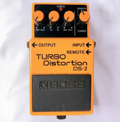 BOSS DS-2 TURBO Distortion Germanium 1990 Vintage Guitar Pedal