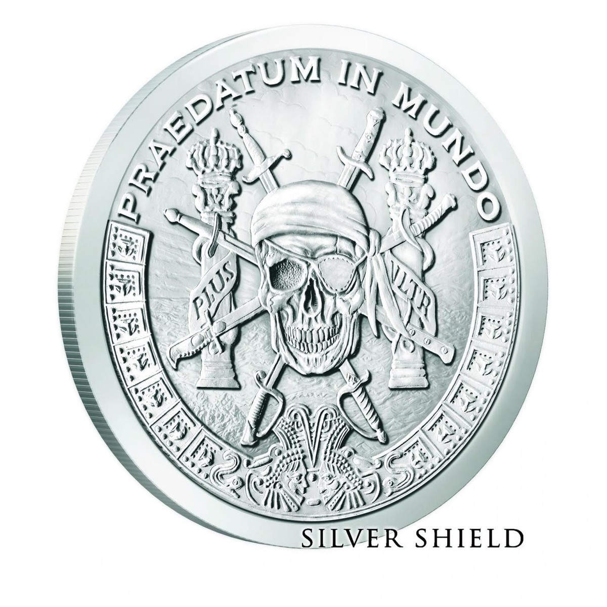 Pieces of Eight A Predator World Silver Shield 1 oz .999