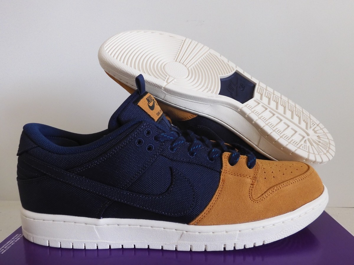 NIKE SB DUNK LOW PRO PREMIUM MIDNIGHT NAVY BLUE 90S BACKPACK SZ 14