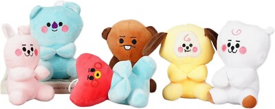 BTS Bt21 Pack of 6 Stuffed Toys - Adorable Plushies | eBay