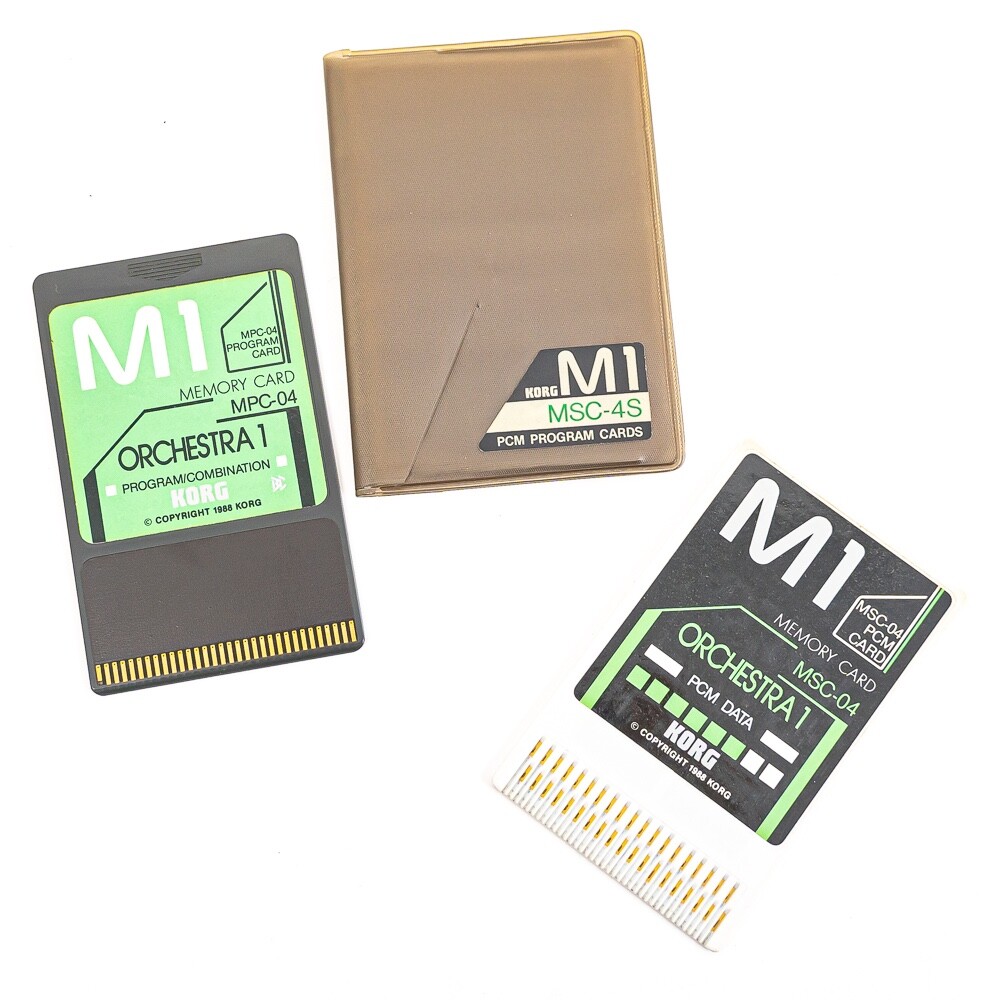 Korg M1 Orchestra 1 Set MSC-04 + MPC-04 - PCM + Program Card