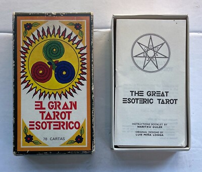 RARE!! - El Gran Tarot Esoterico by Luis Peña Longa - c. 1976