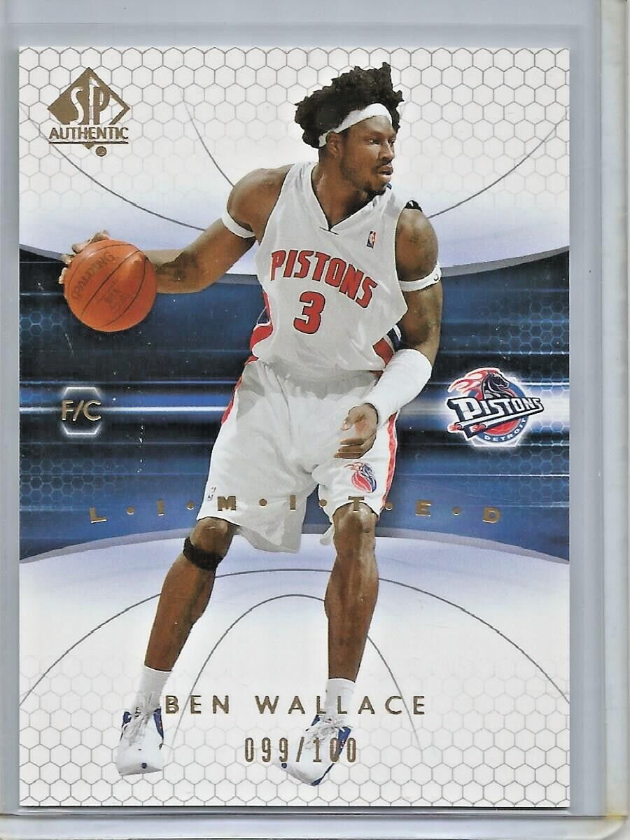 Ben Wallace 2004/05 Upper Deck SP Authentic Limited #099/100 | eBay