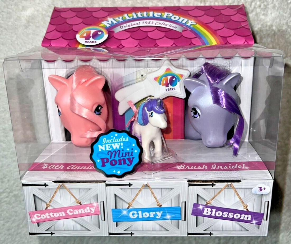 PEARLIZED MY LITTLE PONY G1 40th ANNIVERSARY BLOSSOM / GLORY