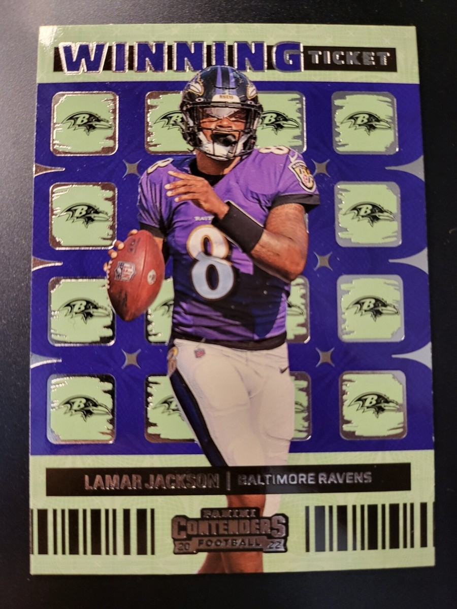 2022 Contenders Lamar Jackson WINNING TICKET card #WT-LJA | eBay