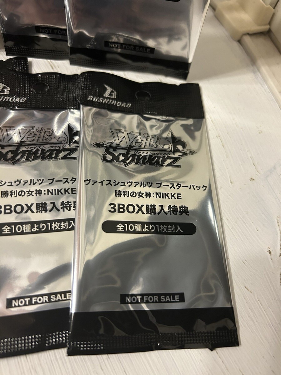 Weiss Schwarz Goddess Of Victory Nikke 3Box Purchase Bonus 8 Pack
