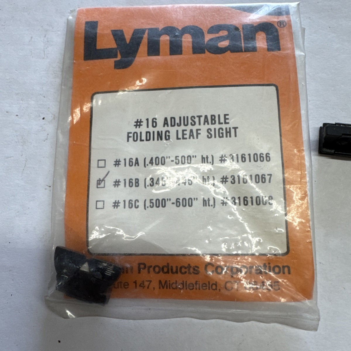 Lyman 16B Adjustable Folding Leaf Sight | eBay