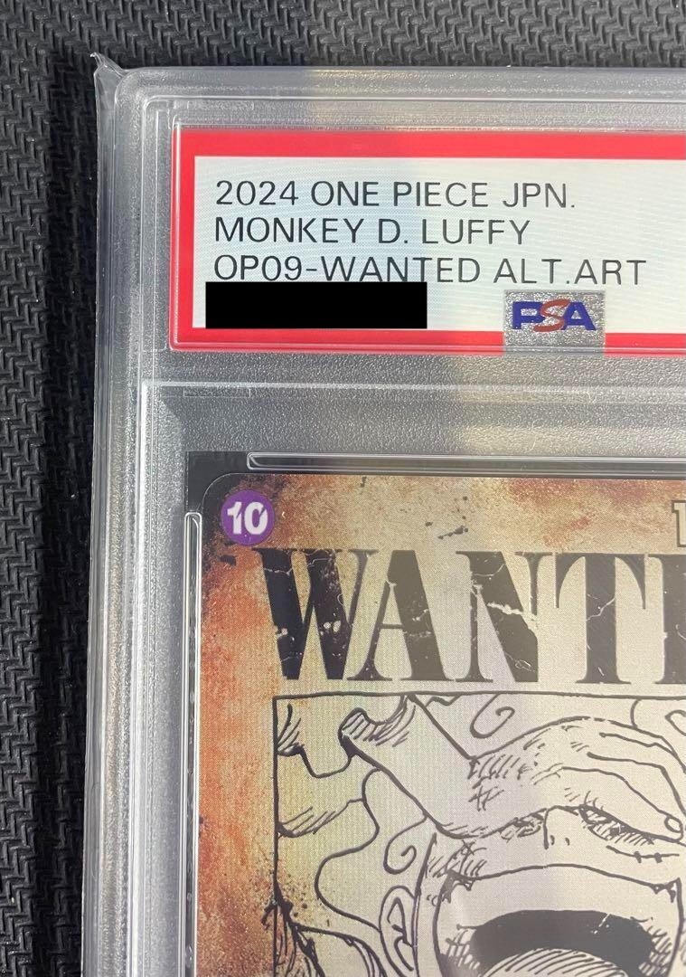 PSA 10 OP05-119 Monkey D. Luffy Wanted Alt Art Emperors In New