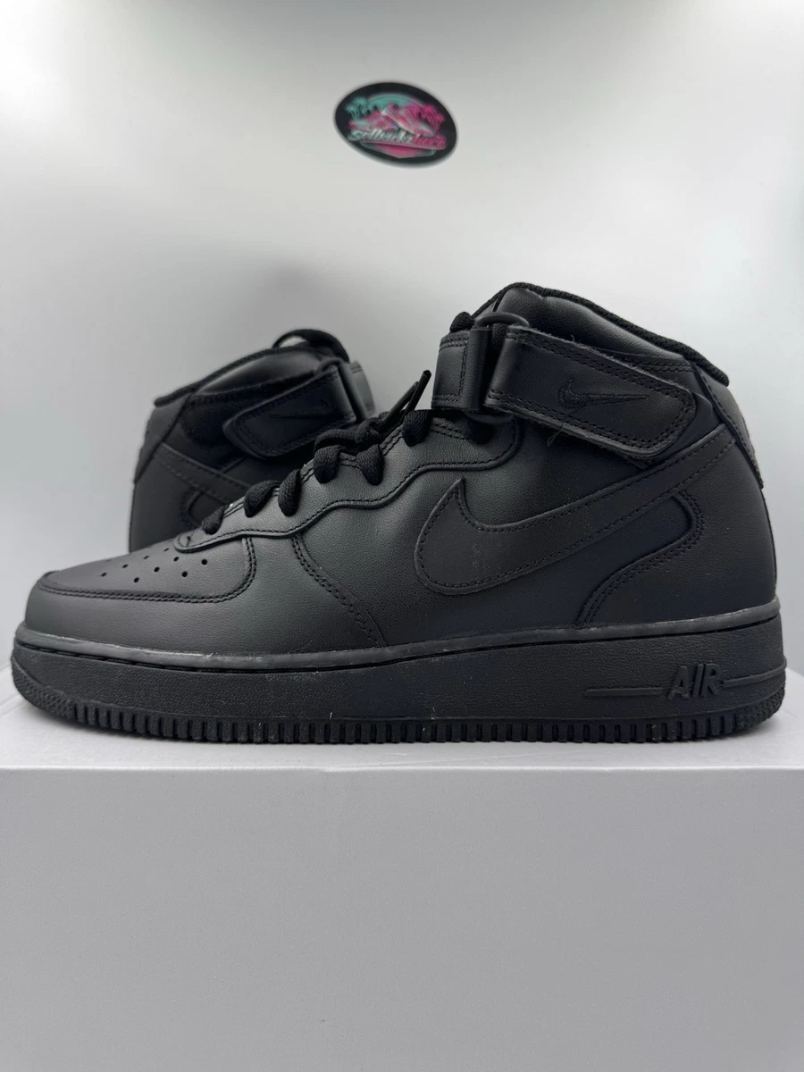 Nike Air Force 1 Mid '07 Triple Black for Sale | Authenticity