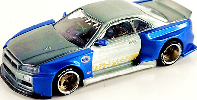 Kaido House x Mini GT Nissan Skyline GT-R (R34) Shinjuku V2