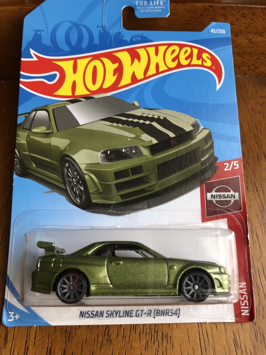 HOT WHEELS NISSAN SKYLINE GT R (R34) 2017 | eBay