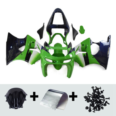 1998-1999 Kawasaki Ninja ZX6R ABS Fairings Kit Bodywork Green