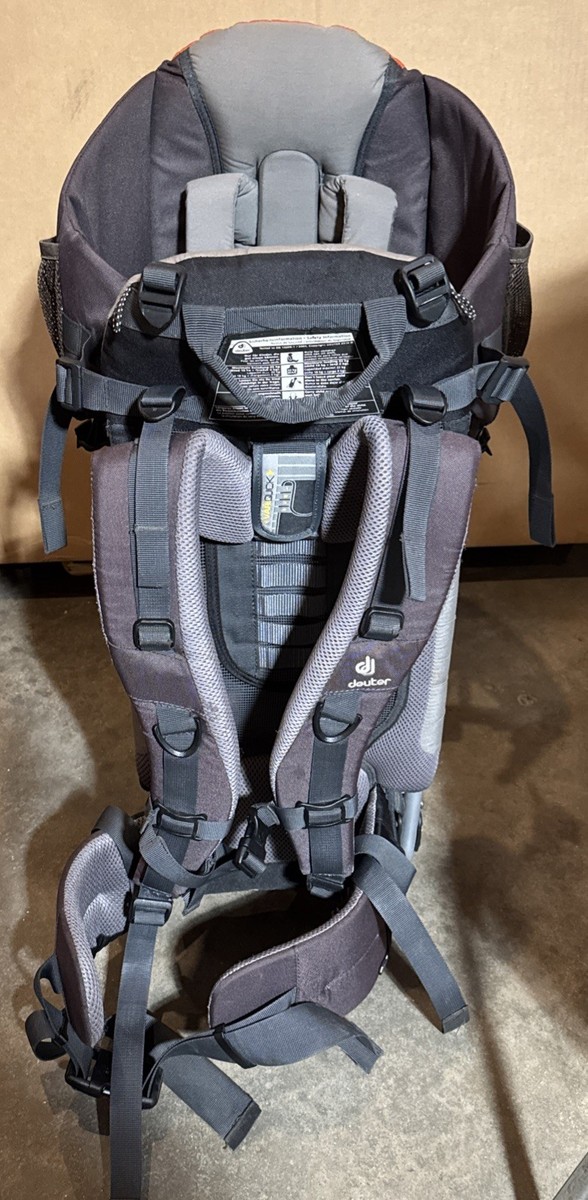 Deuter Kid Comfort 1 Child Carrier Backpack - Titan/granite EUC