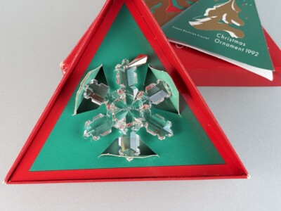 Swarovski 1992 Christmas Star 6cm Original Box Certificate