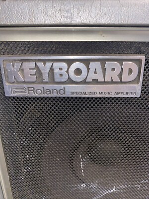ROLAND CUBE-40 KEYBOARD AMPLIFIER AMP CK-40 SILVER MIJ made in