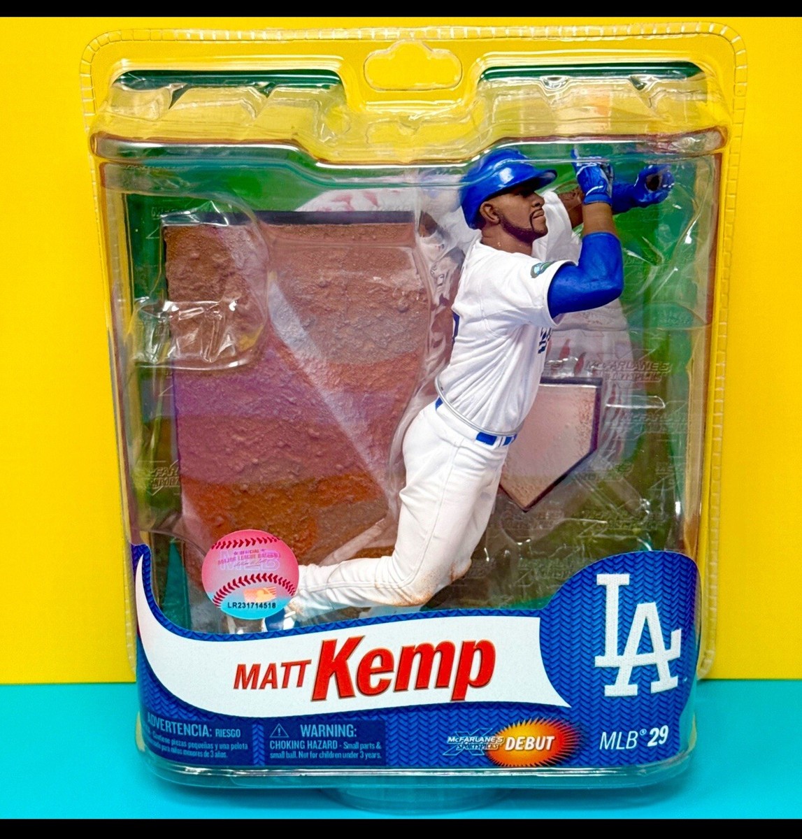 McFarlane MLB Matt Kemp Dodgers Baseball Series 29 RC Action