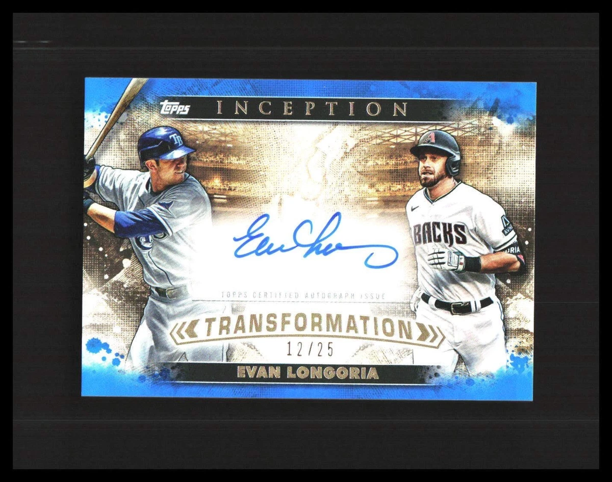 Evan Longoria Autographed Baseball Sports Trading Cards