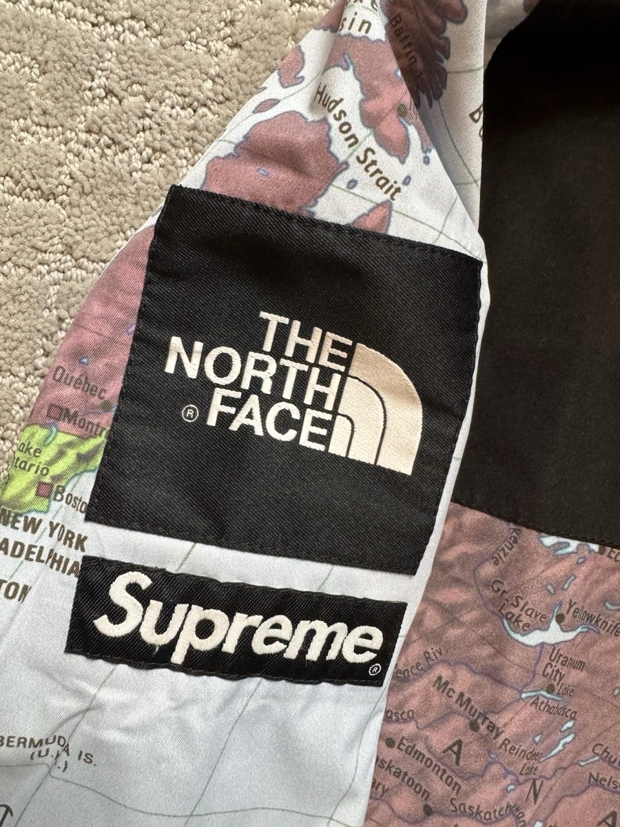 Supreme x The North Face 2014 Atlas World Map Expedition | eBay UK