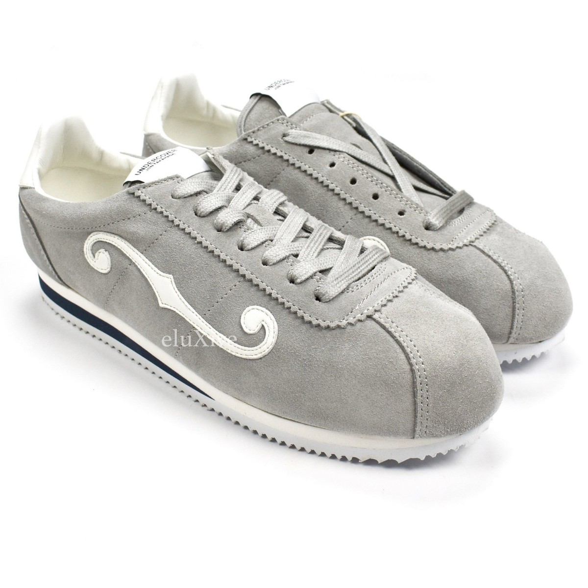 NWT Undercover JUN TAKAHASHI Gray Suede Cortez Sneakers Japan Mens
