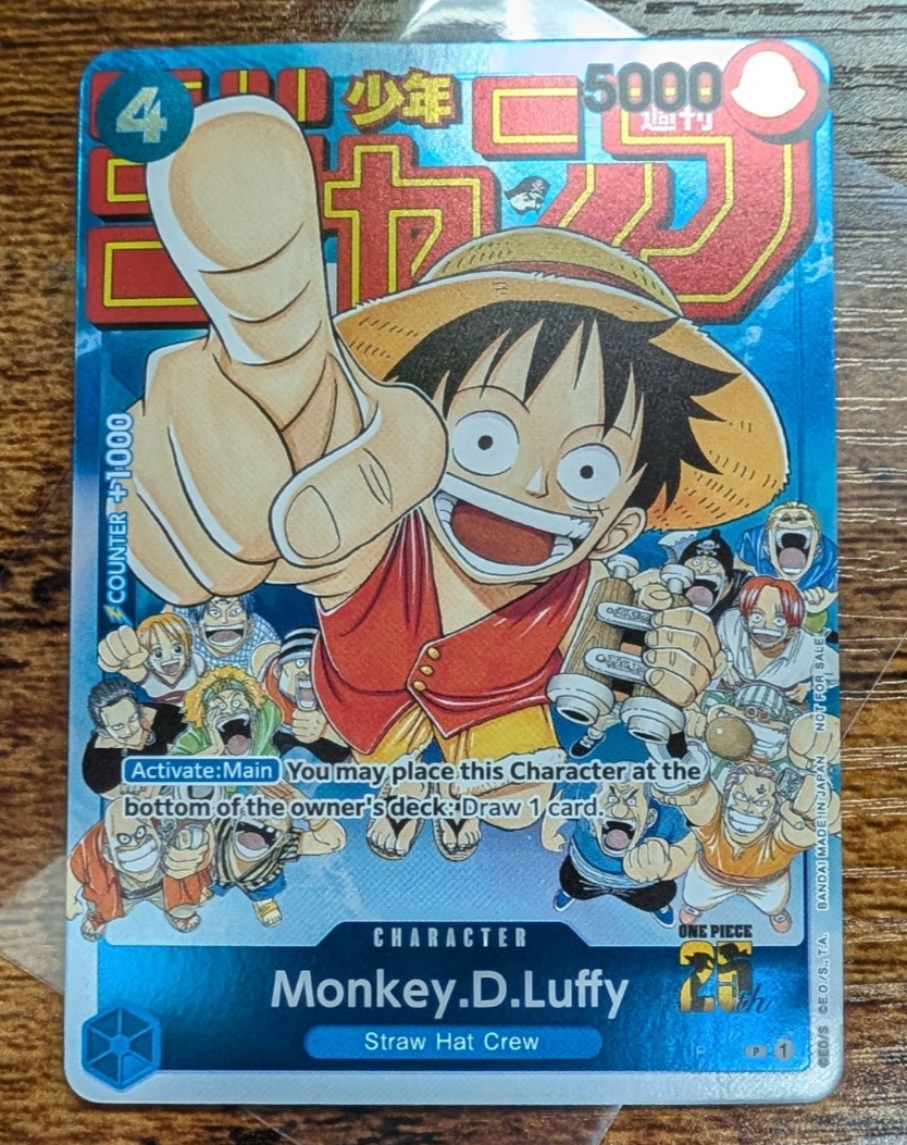 Monkey D Luffy P-033 Event Pack 2 One Piece Card English Manga