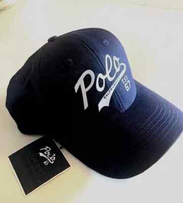 POLO Ralph Lauren 67 Logo Baseball Hat Ball Cap Adjustable Snap
