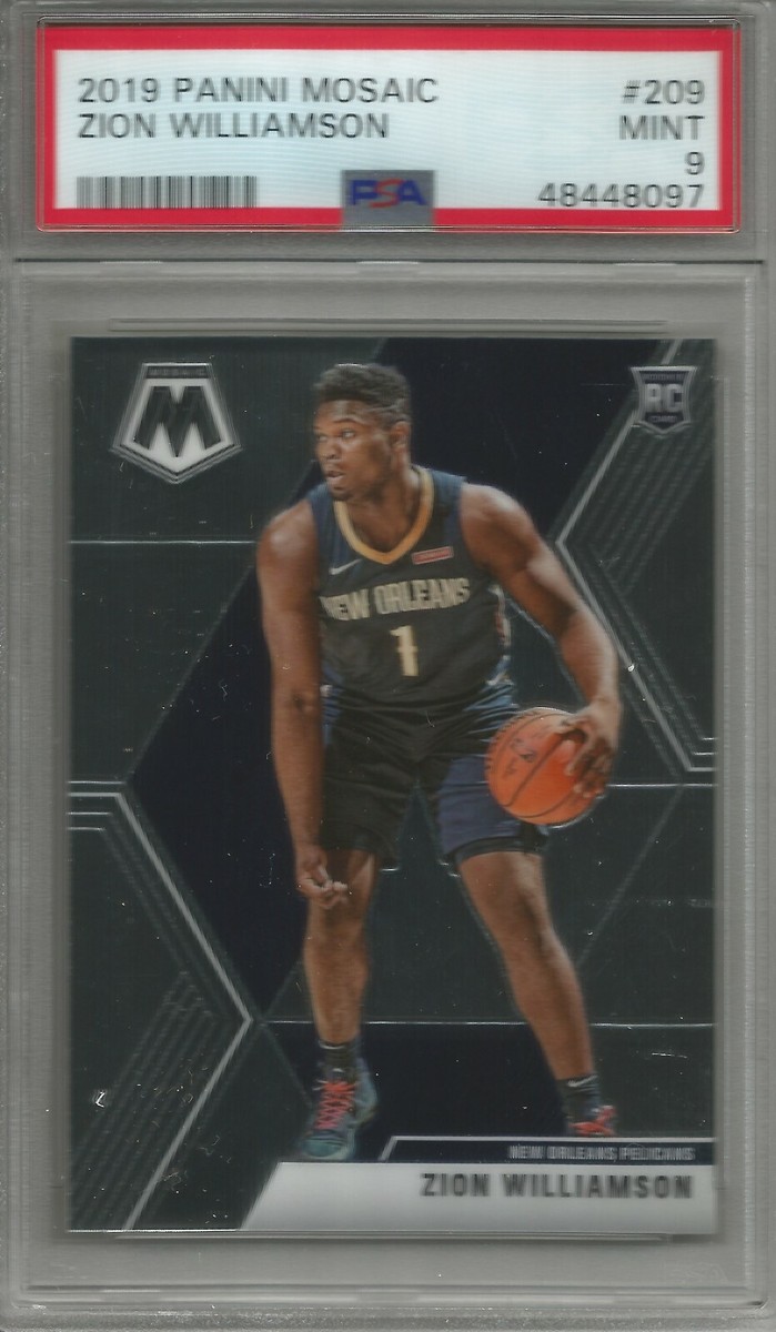 Zion Williamson 19/20 Panini Mosaic Rookie PSA 9 Mint | eBay