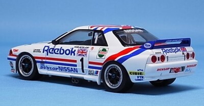 HPI 1/43 Reebok Nissan Skyline R32 GT-R 1990 #1 JTC Suzuka Racing