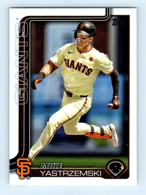 2025 Topps Series 1 Mike Yastrzemski San Francisco Giants #186 | eBay