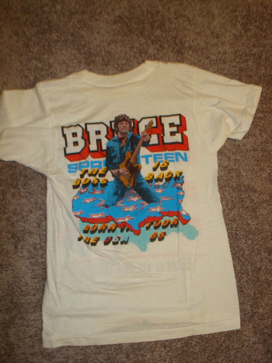 VINTAGE BRUCE SPRINGSTEEN BORN IN THE USA 1984-1985 TOUR CONCERT T