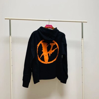 Brand New VLONE Friends Hoodie, Black & Orange, Size Large Unworn