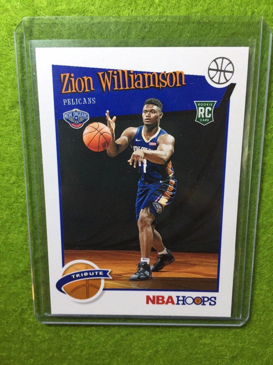 ZION WILLIAMSON ROOKIE CARD JERSEY #1 PELICANS RC 2019-20 Panini