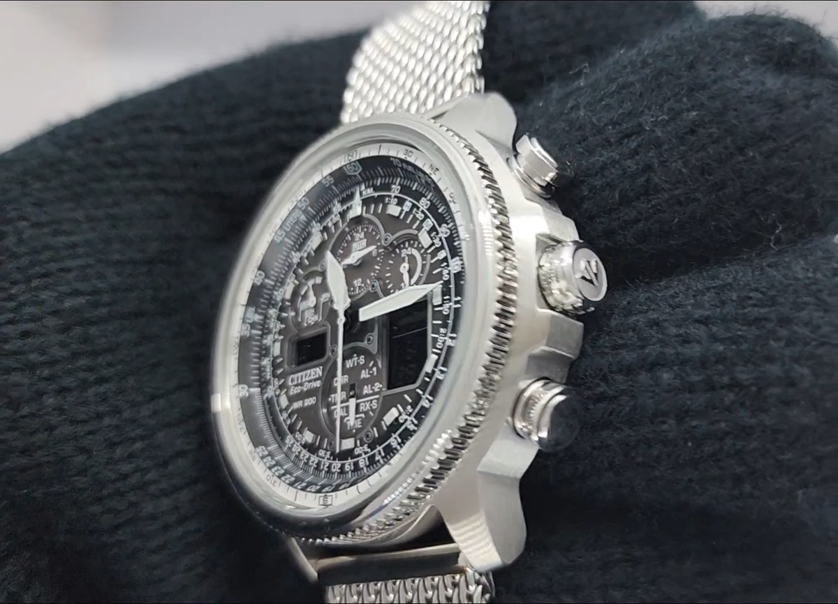 Citizen Navihawk Promaster AT JY8030-83E Eco-Drive Silver