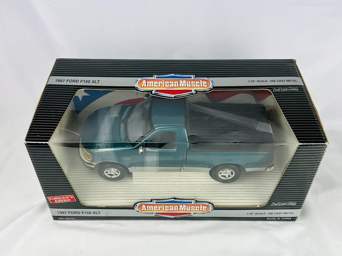 ERTL American Muscle 1:18 Diecast Green 1997 Ford F150 XLT Pick Up