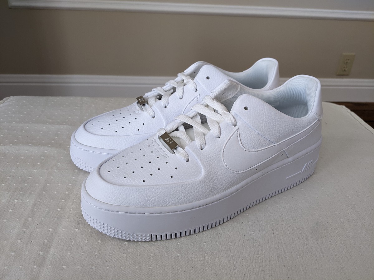 W Nike Air Force 1 One Low Sage AF1 Triple White AR5339 100 Shoe