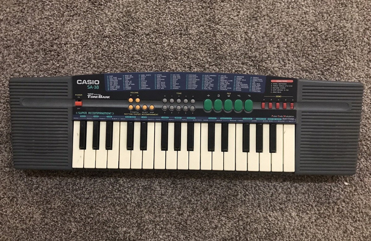 Vintage Casio SA-38 100 Sound Tone Bank Dual Speaker System | eBay