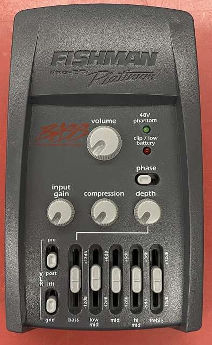 Used) FISHMAN Pro EQ Platinum Bass Preamp USED D.I. Equalizer from