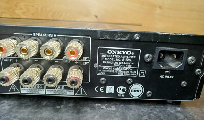 Onkyo A-5VL Integrated Amplifier VLSC - NO SOUND | eBay