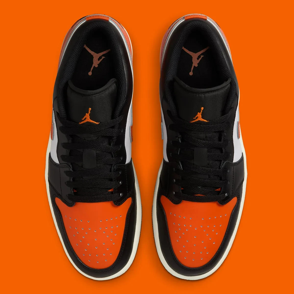 Nike Air Jordan 1 Low Shattered Backboard Orange 553558-081 Men's