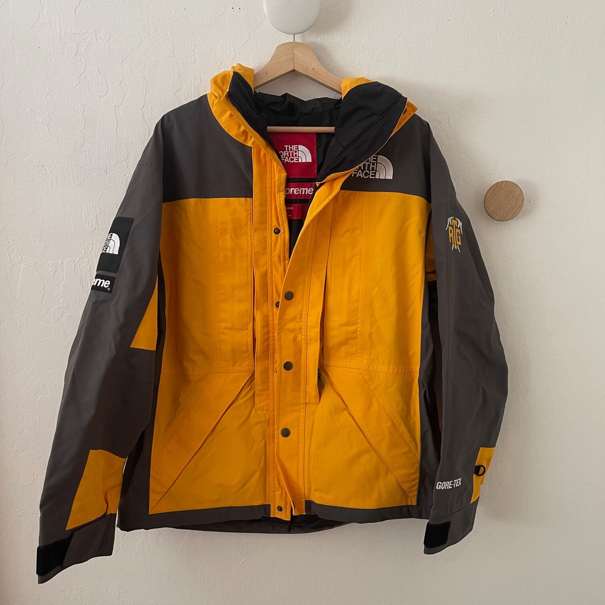 SUPREME x THE NORTH FACE RTG Jacket + Vest M Gold Gore-Tex Multi