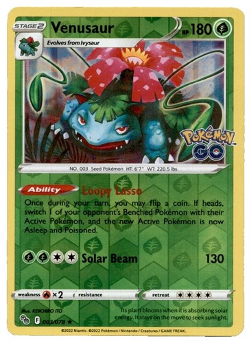 vintage 1999 Pokemon Game #15 Venusaur - Holo | eBay
