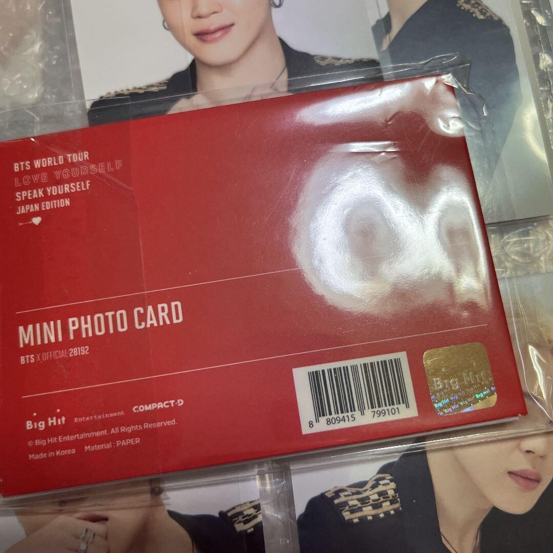 BTS JIMIN LYS SYS FINAL MINI-PHOTO Complete Full Set Trading Card