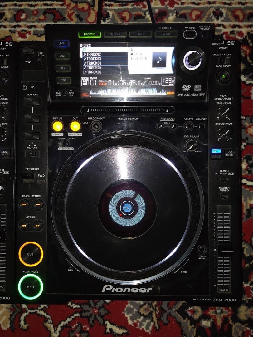Pioneer CDJ-2000 2sets DJ equipment first model Working Good Used