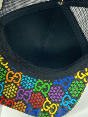 Gucci New Psychedelic GG Baseball Cap Hat with Pouch 861947 | eBay