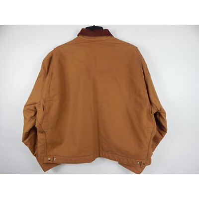 Carhartt J001 BRN Detroit Jacket Duck Blanket Brown Size 3XL Men's