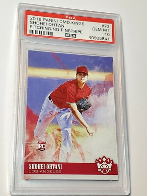 Shohei Ohtani PSA 10 Gem Mint 2018 Panini Diamond Kings Rookie 73