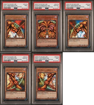 封印されしエクゾディア クオシク 25th PSA10〜9 全5パーツセット 封印