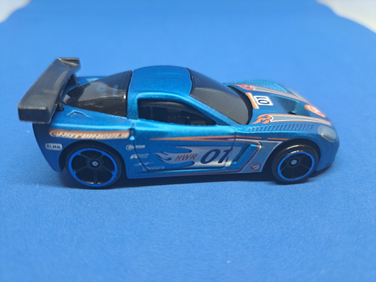 Hot Wheels Treasure Hunt Corvette C6 Blue Loose Car NICE | eBay