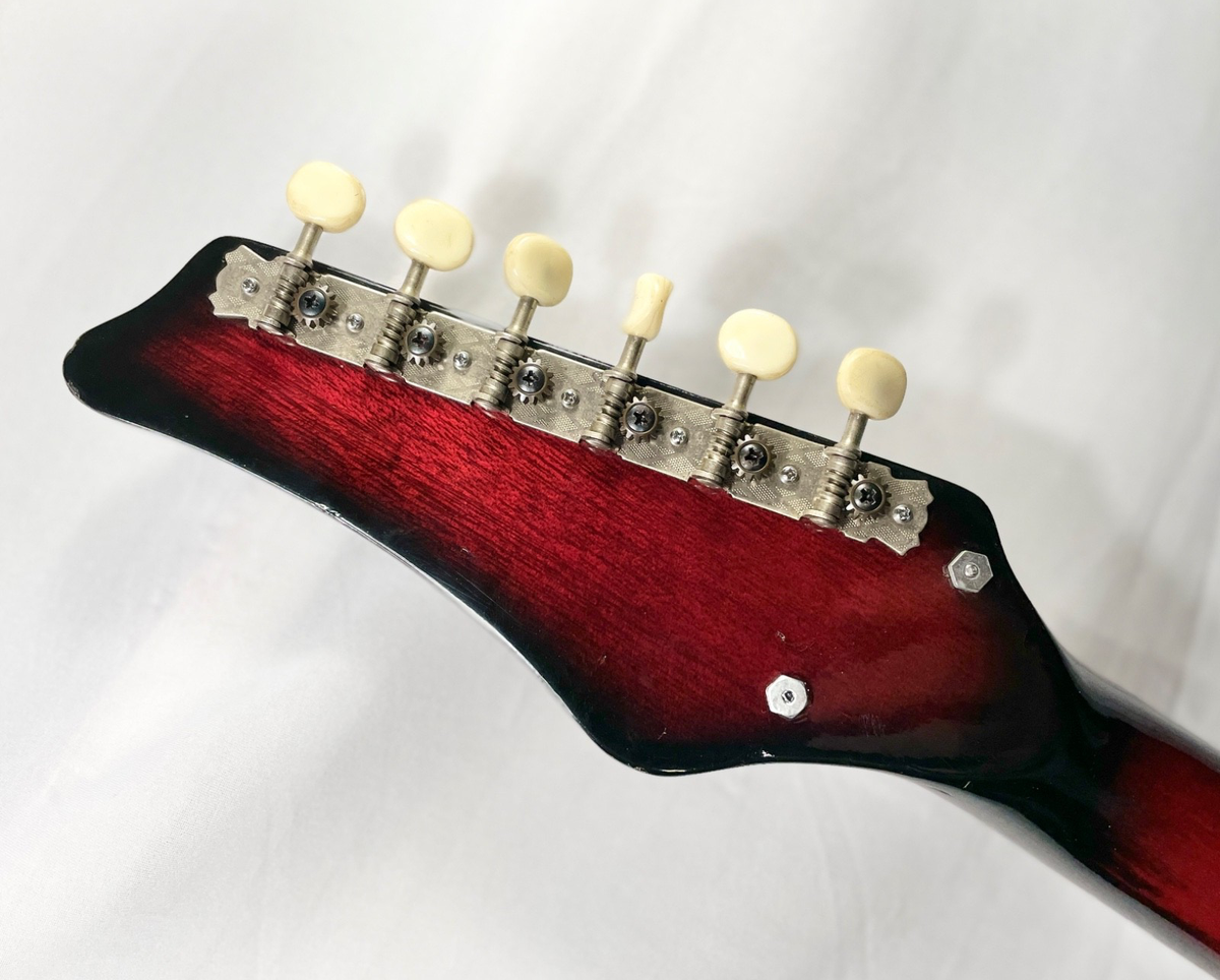 RARE Vintage 1965 Teisco Decca DMI-501, Cherryburst, Roller Bridge