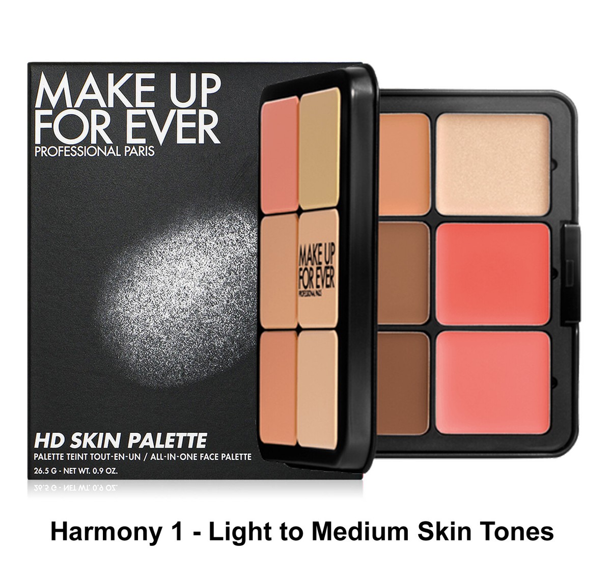 HD Skin Face Palette Harmony 1 by MAKE UP FOR EVER | 12 Shades