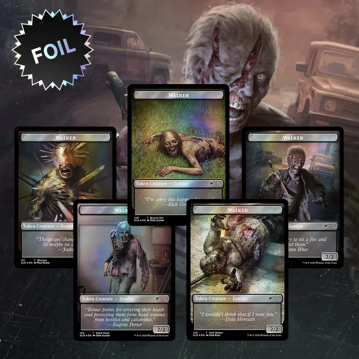 Magic: The Gathering TCG - Secret Lair x The Walking Dead FOIL